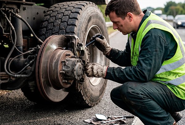 Brake inspection and roadside brake repairs.